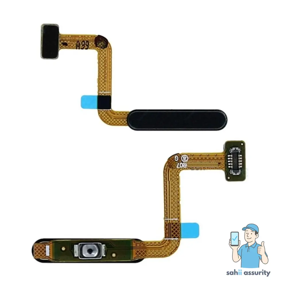 Fingerprint Sensor with Flex Cable for Samsung Galaxy M51 Black